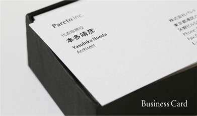 デザイン名刺。スタイリッシュでおしゃれな名刺