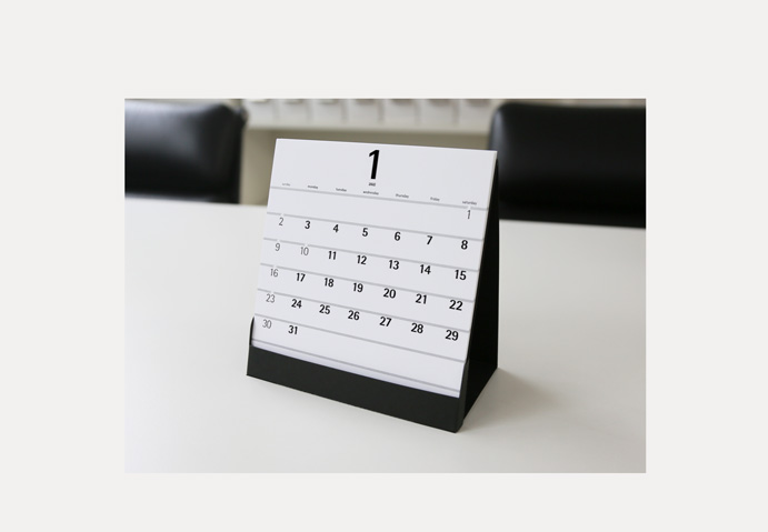 DSG-02卓上カレンダーのデザインイメージ