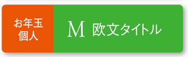 タイトル欧文 ミニマルが好み。